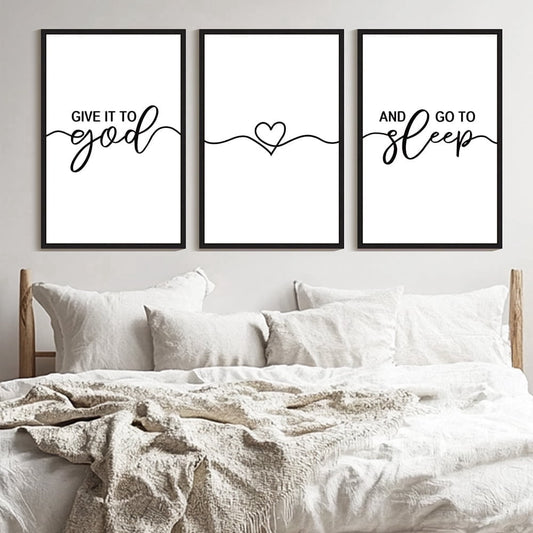 SHENIFY Large 24x36in3pcs Black Framed Sweet Dreams Sign Wall Decor Above Bed Rustic Farmhouse Wall Art Plaque for Master Room Guest Room Bedroom