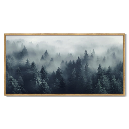 SHENIFY Vintage Landscape Wall Art Sea Coastal Meadow Scenery Farmhouse Decor Retro Painting for Living Room Bedroom Hanging Decoration 8x16in Natural Framed